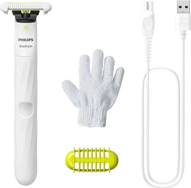Makinë rroje Philips OneBlade Intimate QP1924/24, për trup, bardhë