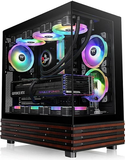 Kasë Thermaltake View 270 Plus WS ARGB midi tower e zezë