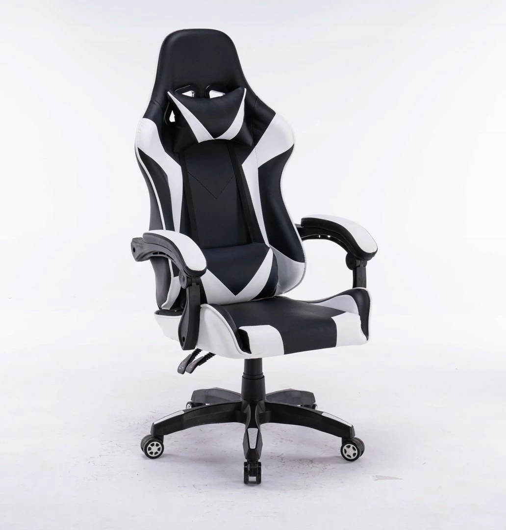 Karrige për gaming Remus, e bardhë/zezë