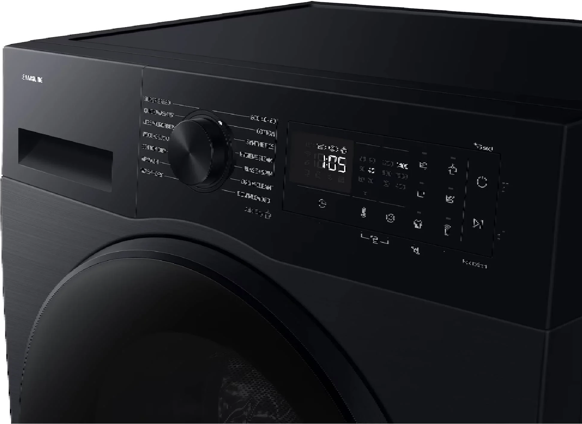 Lavatriçe-tharëse Samsung WD90DG5G34BBLE 9/5 kg 1400 rpm klasa energjie A/E Wi‑Fi e zezë