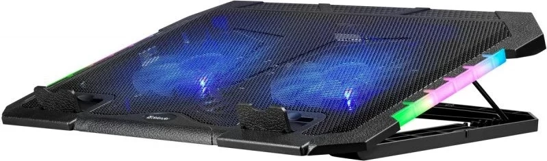 Stendë ftohëse për laptop DEFENDER NS-502, 15.6"-17", 2W, 2xUSB, E zezë