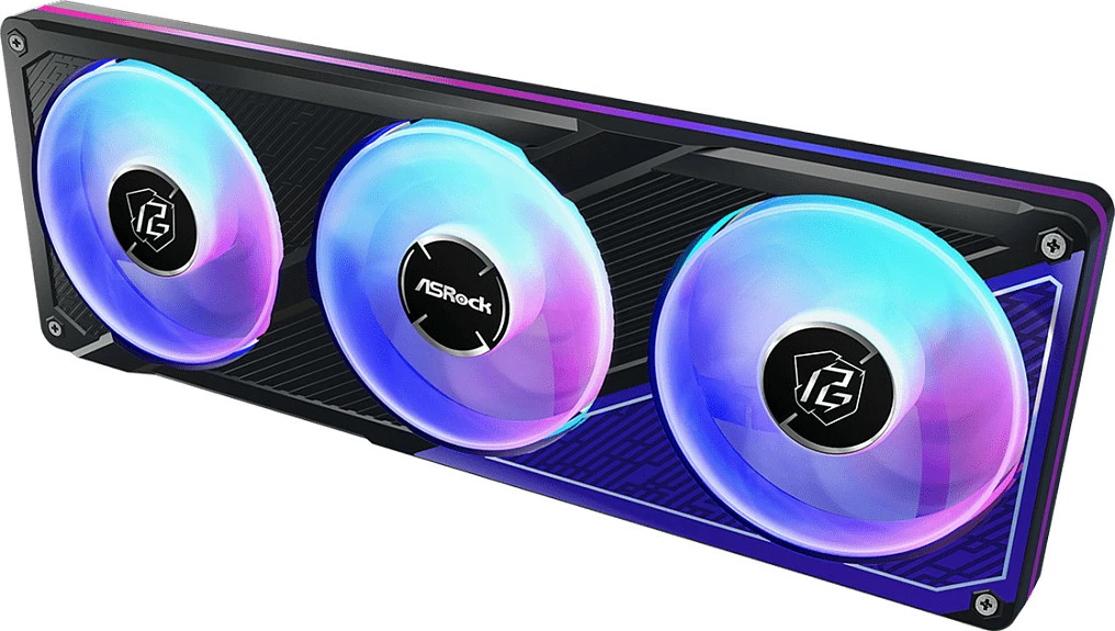 Ftohës i lëngshëm AIO ASRock Phantom Gaming 360 LCD, 3x120mm PWM, ekran IPS 3.4", i zi
