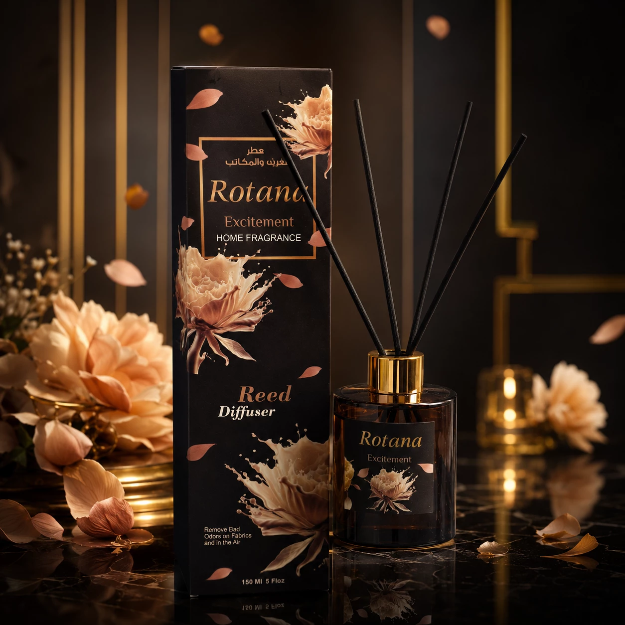 Rotana Excitement – Reed Diffuser Home Fragrance 150ml