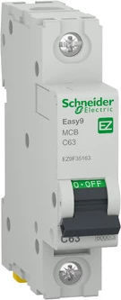 Siguresë Automatike 1P, C 63A, 6kA - Schneider