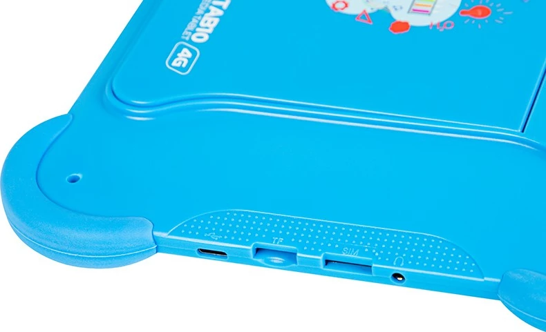 Tablet për fëmijë BLOW KidsTAB10 4G, 10.1", 4GB RAM, 64GB, Android 12, Kaltër me mbështjellës