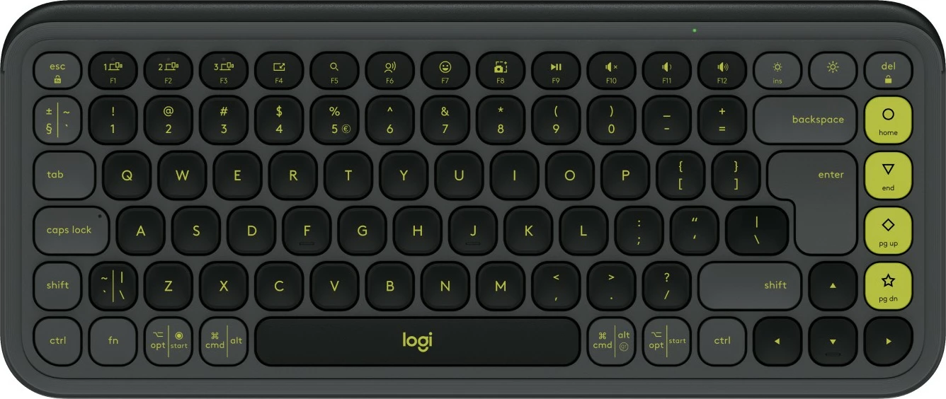Tastierë Logitech POP ICON KEYS, Bluetooth, Mini, Graphite