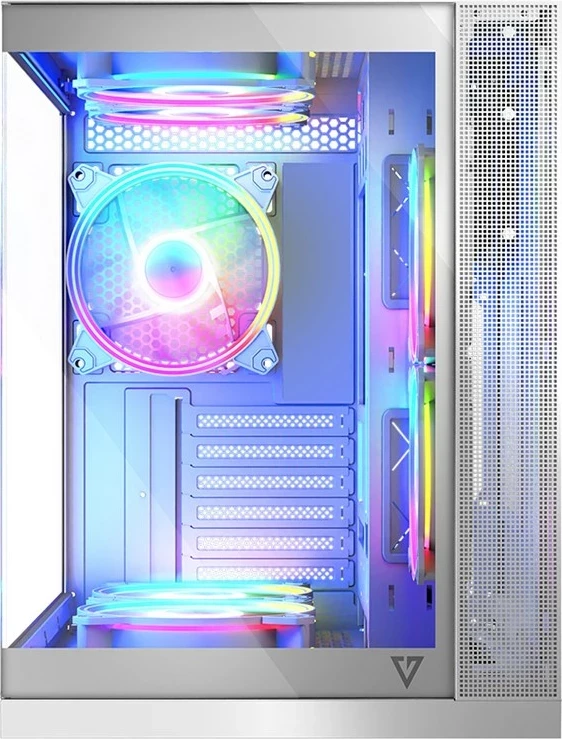 Kasë MODECOM Volcano Panorama APEX ARGB 7F MIDI, e bardhë