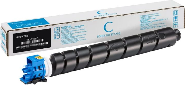 Toner, Kyocera, TK-8345 TK8345, kapacitet 9.750–23.700 faqe, cian
