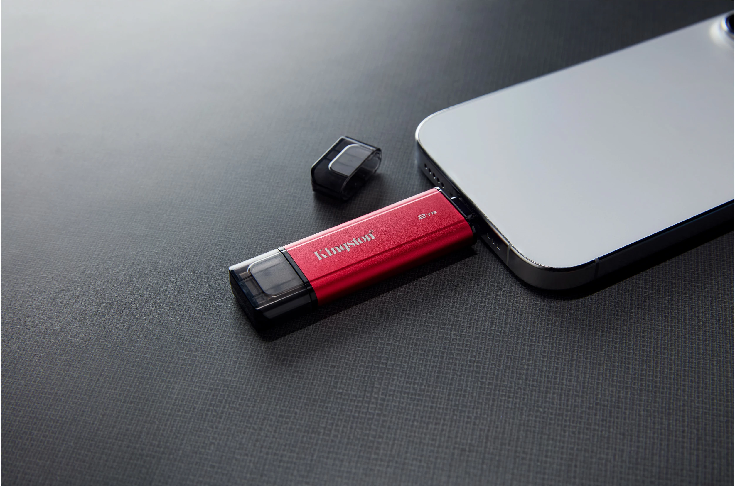 SSD portable Kingston Dual Portable SSD 2TB, USB-A/USB-C, USB 3.2 Gen 2, 1050MB/s, zi/kuq