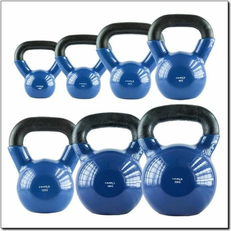Kettlebell prej hekuri të blu HMS KNV04