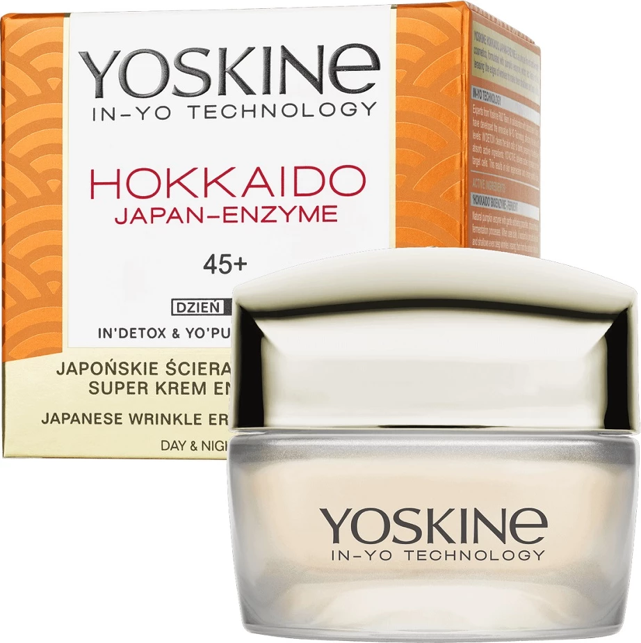 Krem fytyre anti-rrudhë për femra Yoskine Hokkaido Japan-Enzyme 45+, 50ml