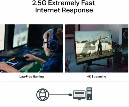 kartë rrjeti PCIe TP-LINK TX201 2.5GbE RJ45, set me bracket standard + low-profile, e zezë