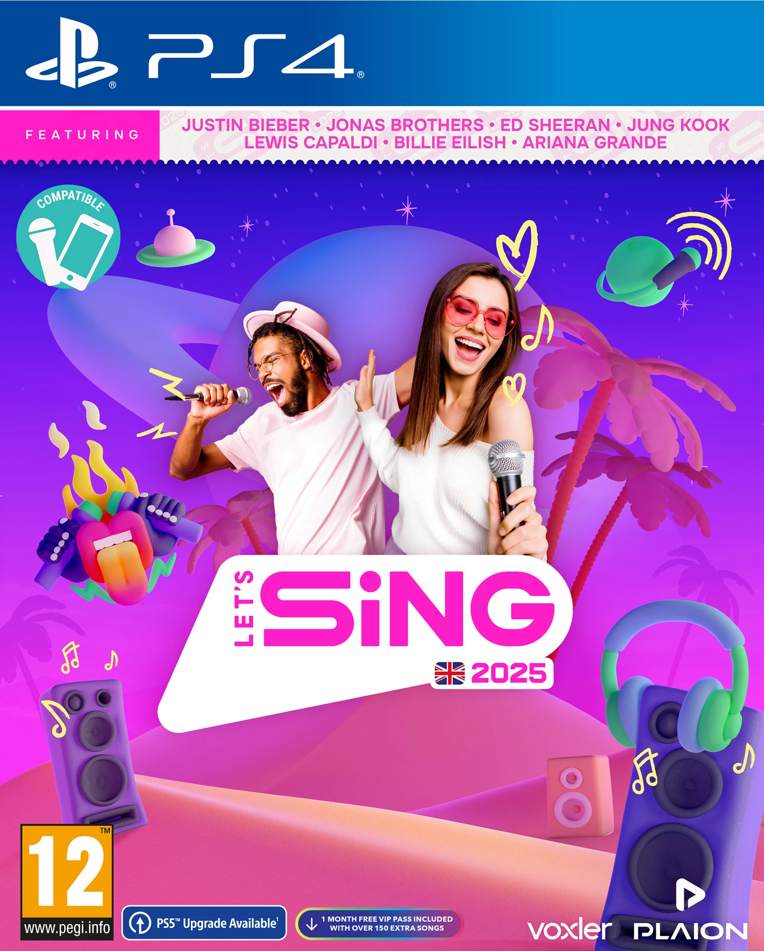 Lojë PS4 Plaion Let's Sing 2025, PEGI 12