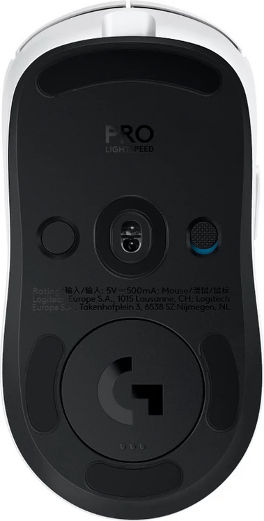 Maus Logitech G Pro 2 Lightspeed 910-007302, pa tel, gaming, i lehtë, i bardhë