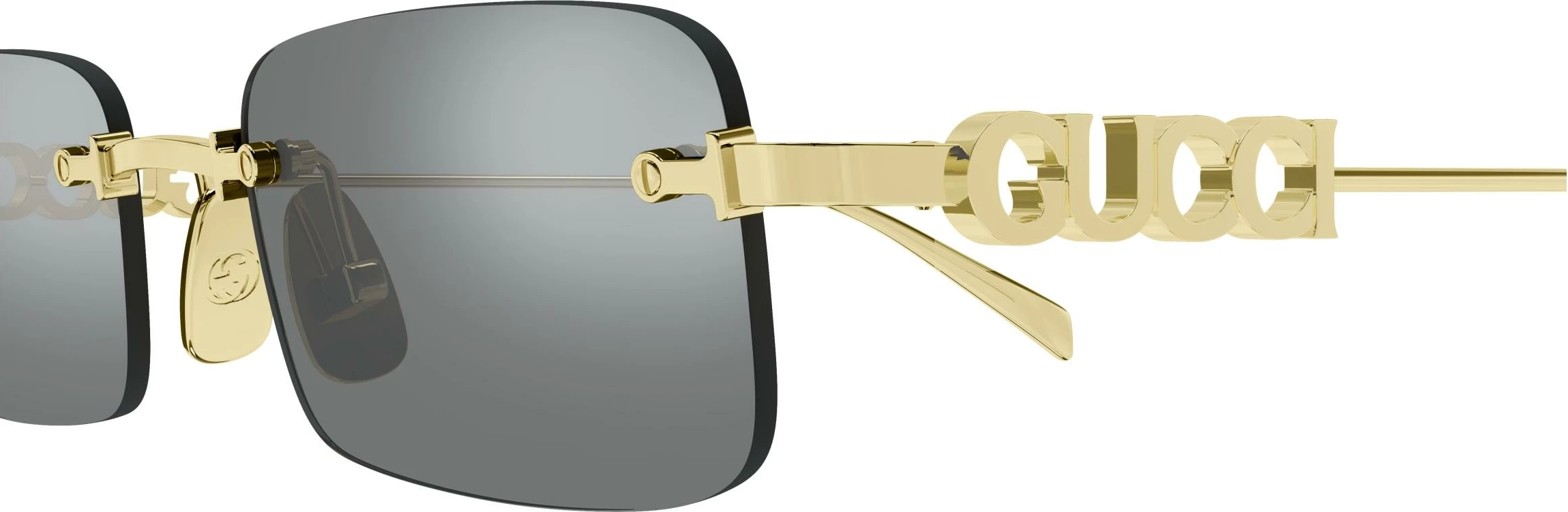 Syze dielli për meshkuj Gucci GG1808S 003, të arta [Madhësia: 52]