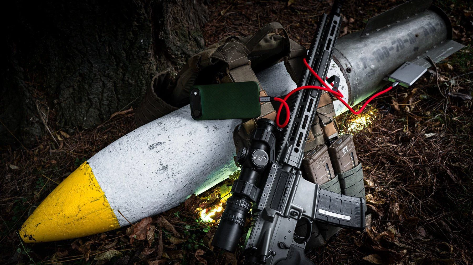 Kabllo e të dhënave Tactical Fat Man 2.0 USB-A në USB-C 1 m 60W, kuqe