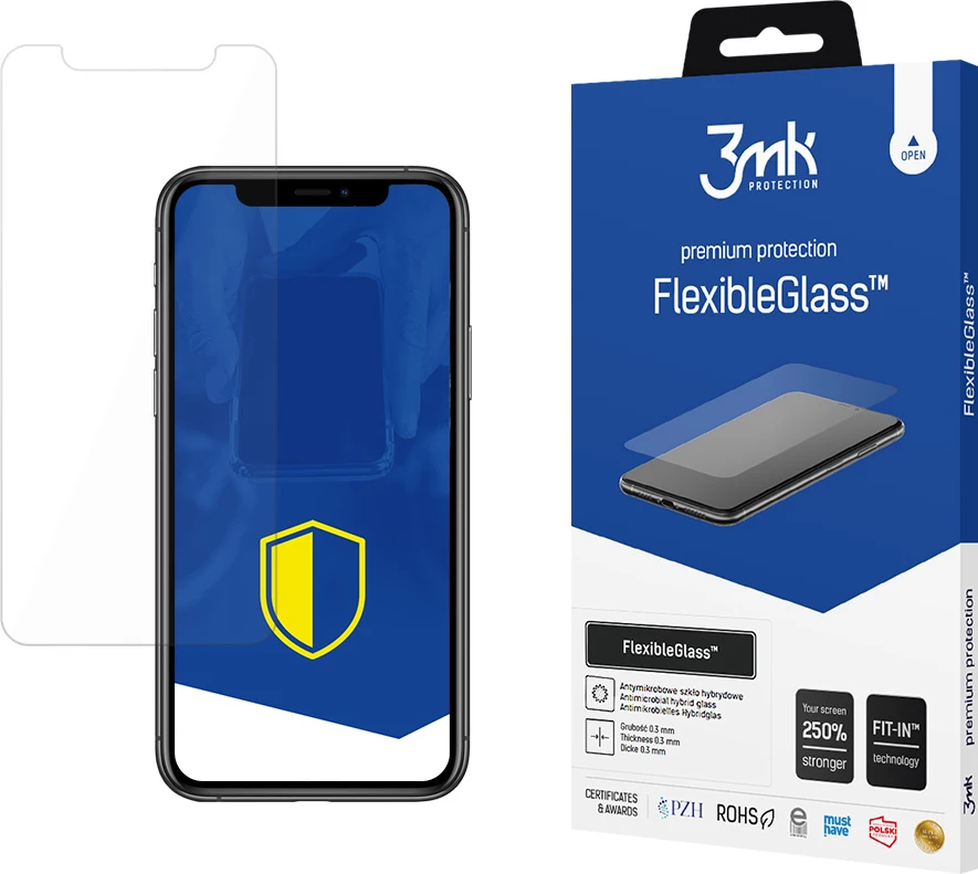 Mbrojtës ekrani hybrid 3mk FlexibleGlass për iPhone 11 Pro, Transparent