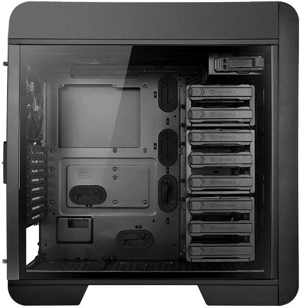 Kasë Thermaltake Core V71 TG Edition CA-1B6-00F1WN-04 Full Tower, Tempered Glass, E-ATX/ATX, e zezë