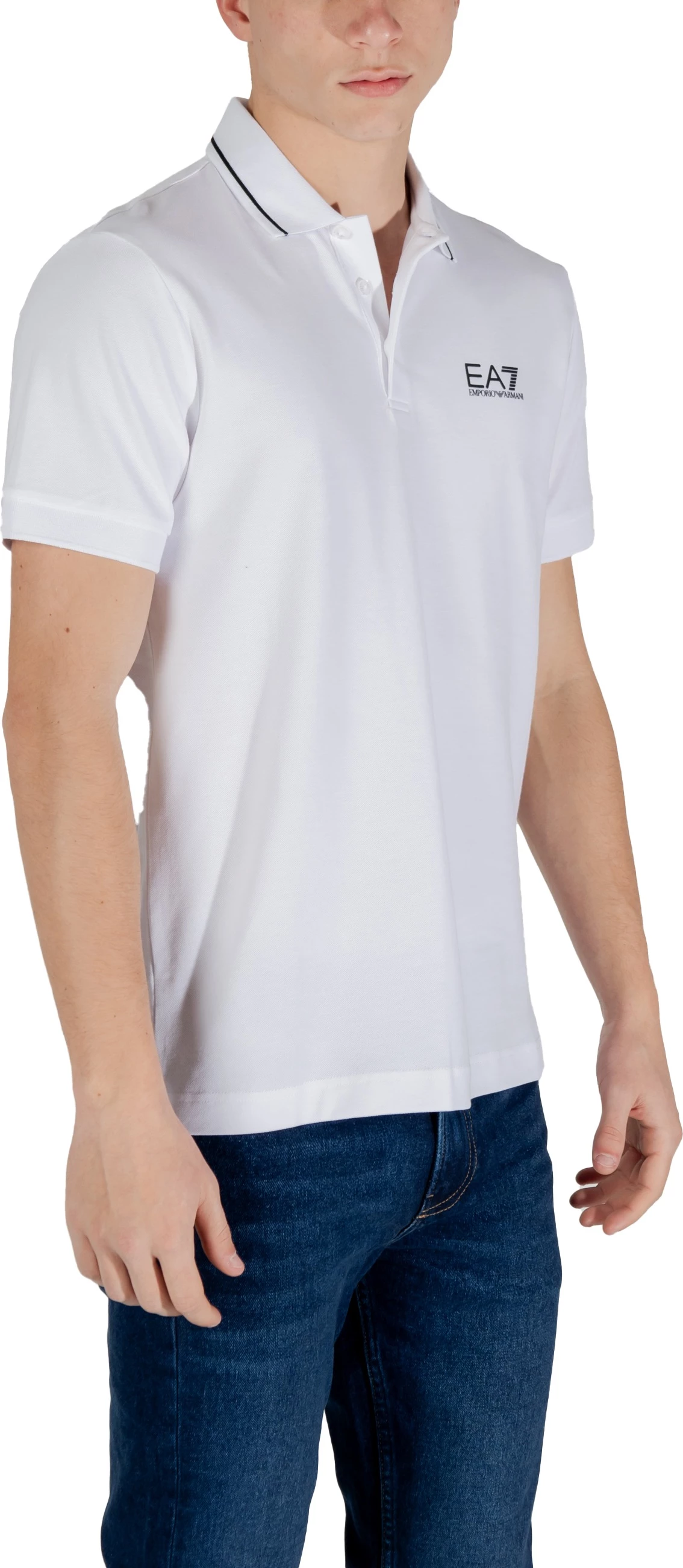 Maicë polo për meshkuj EA7 8NPF16 PJVUZ, e bardhë [Madhësia: XL]