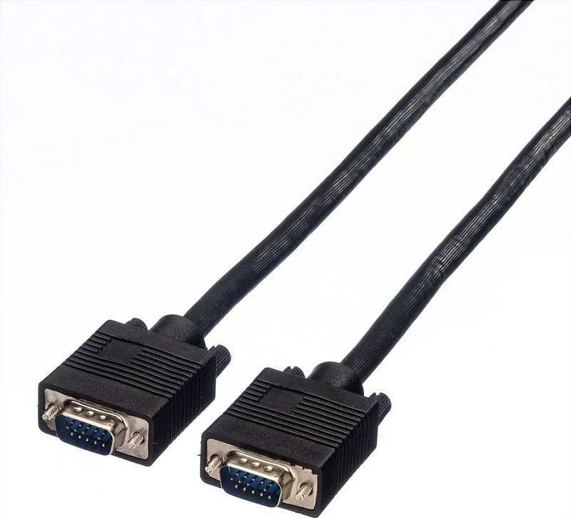 Kabllo SVGA/VGA VALUE HD15, mashkull-mashkull, 10 m, e zezë