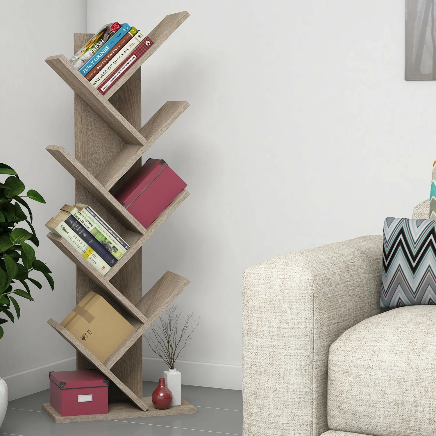 Raft librash Hanah Home, Hitit, ngjyrë arre