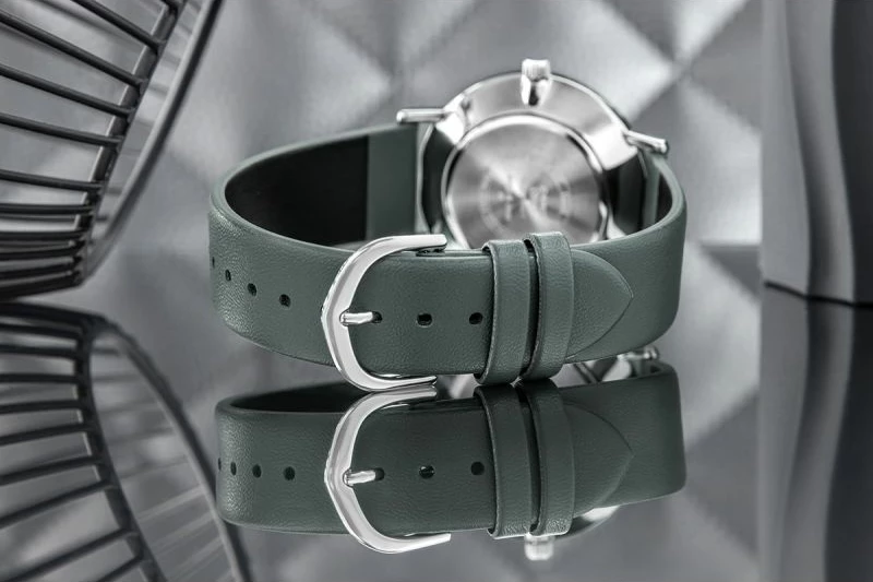 Orë dore për meshkuj CASIO, gri-blu
