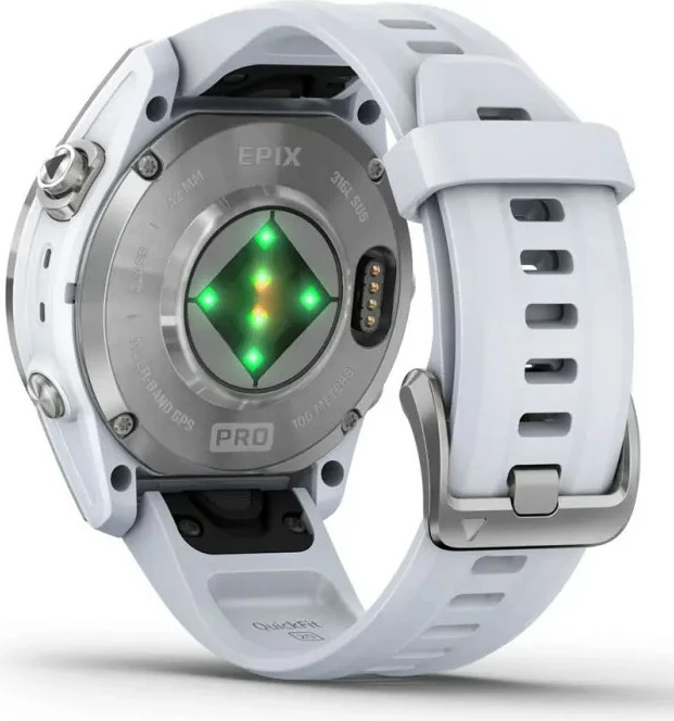 Smartwatch Garmin Epix Pro Gen 2 42mm bardhë/argjend