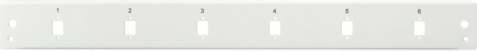 Panel frontal rrjeti Digitus LWL Spleißbox 1U 6xSC SX, gri