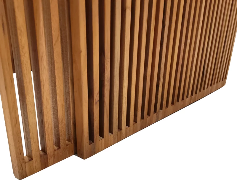 Set tavolinash Tinnie I, dru tik, ngjyrë natyrale