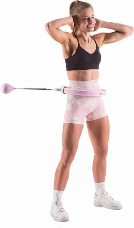 Hula hoop fitness HMS, rozë