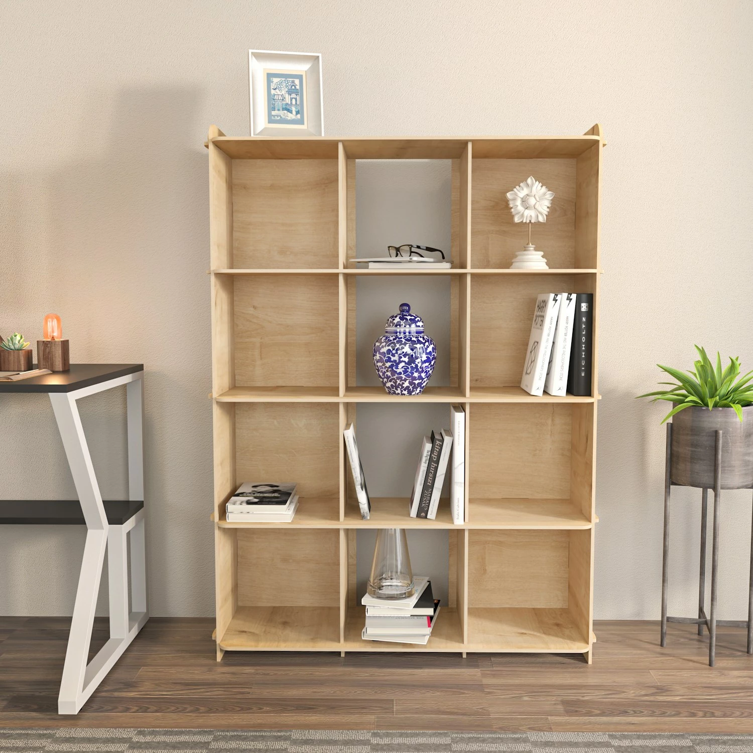 Raft librash Hanah Home, Zimba, ngjyrë lisi