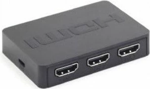 Switch HDMI Gembird DSW-HDMI-34, 3x HDMI hyrje / 1x HDMI dalje, 4K, me pilot, i zi