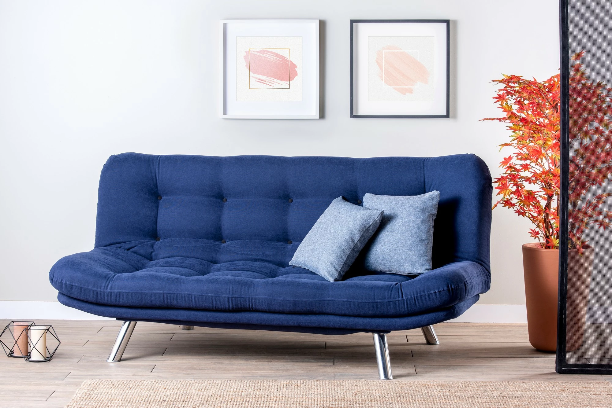 Sofabed 3-vendësh, ngjyrë navy blue, Misa