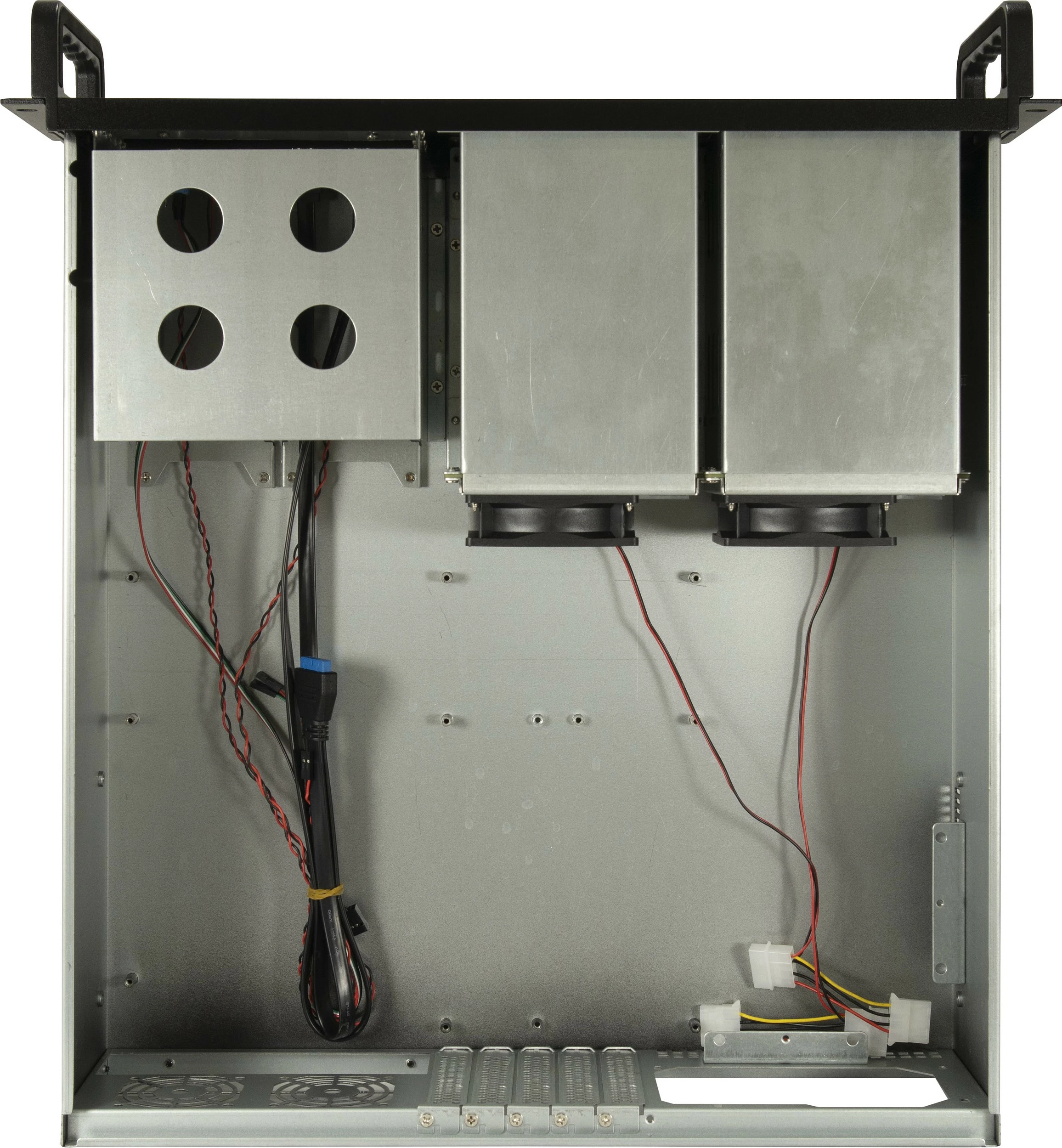 Kasë serveri rack Inter-Tech IPC 3U-3508, 19", 3U/3HE, 8-bay, pa PSU, e zezë