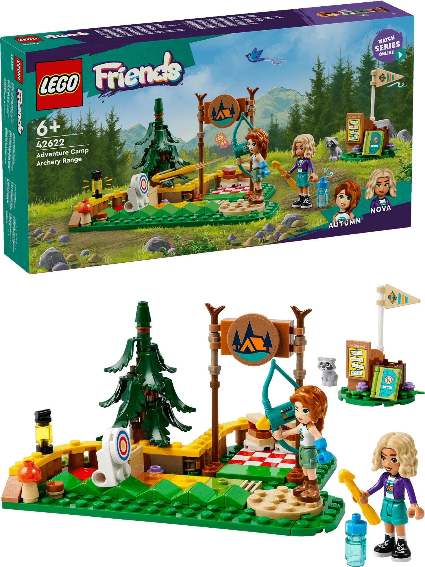 Set ndërtimi LEGO Friends 42622, kamp aventuresk, multikolor