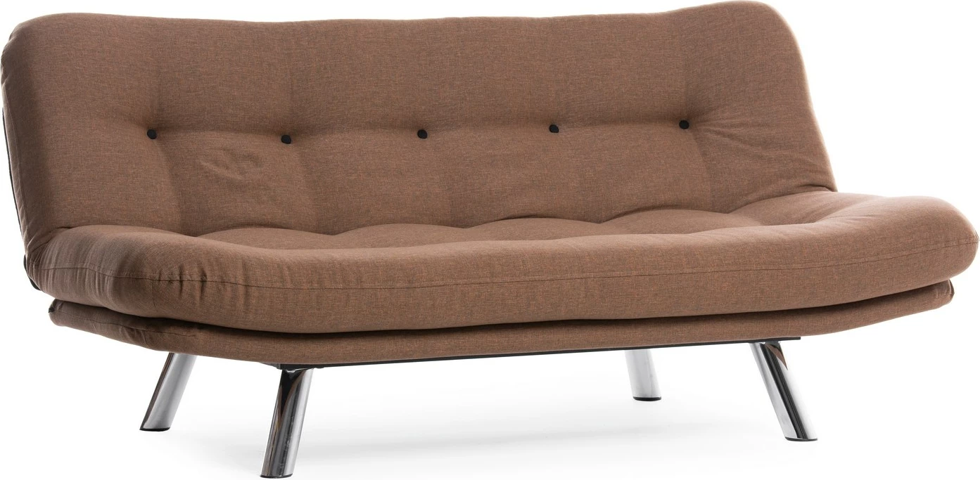 Krevat-sofa 3 vende, Atelier del Sofa, Misa Small, ngjyrë kafe e çelët