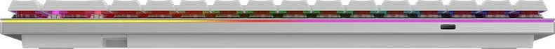 Tastierë mekanike Aqirys Agena, 65%, 68 taste, Gateron Red, RGB, wireless & me kabllo, e bardhë