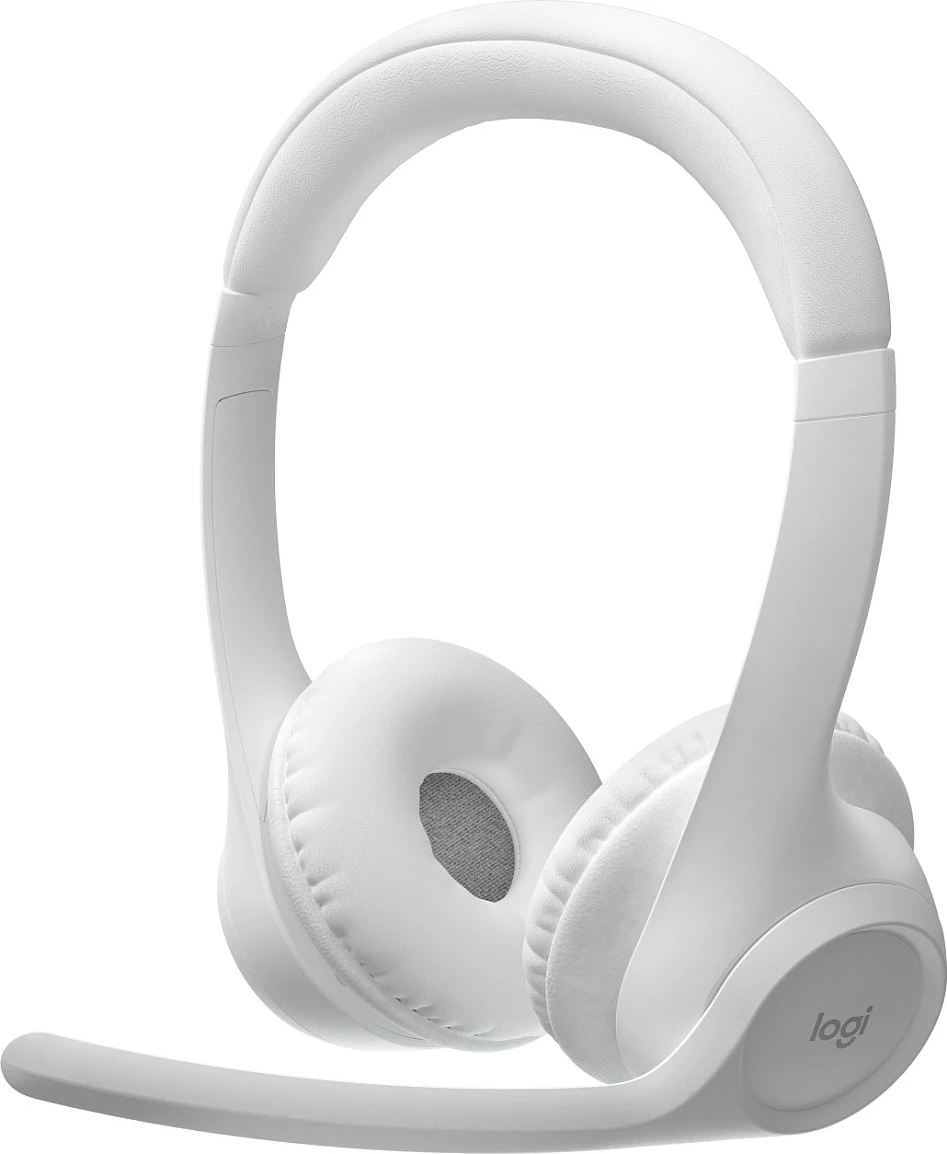 Headset Logitech Zone 300 wireless, 20 orë bateri, Bluetooth 5.3, off-white