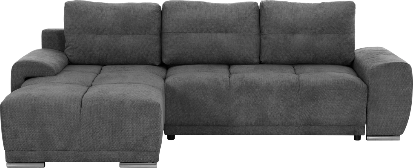 Kënd-sofë shtrati majtas COMFYRA, material gri, FH3336.01L, 270x181x75cm