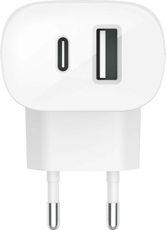 Karikues Belkin 37W me USB-C + USB-A, i bardhë