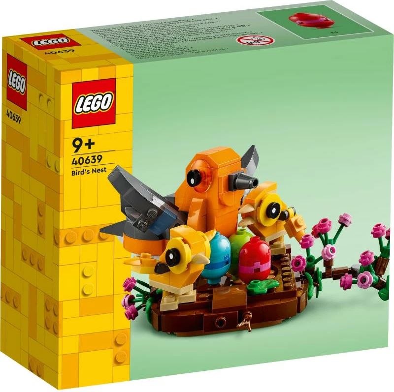 Set ndërtimi LEGO, LEGO, 40639 Bird's Nest, 9+ vjeç, multingjyrësh