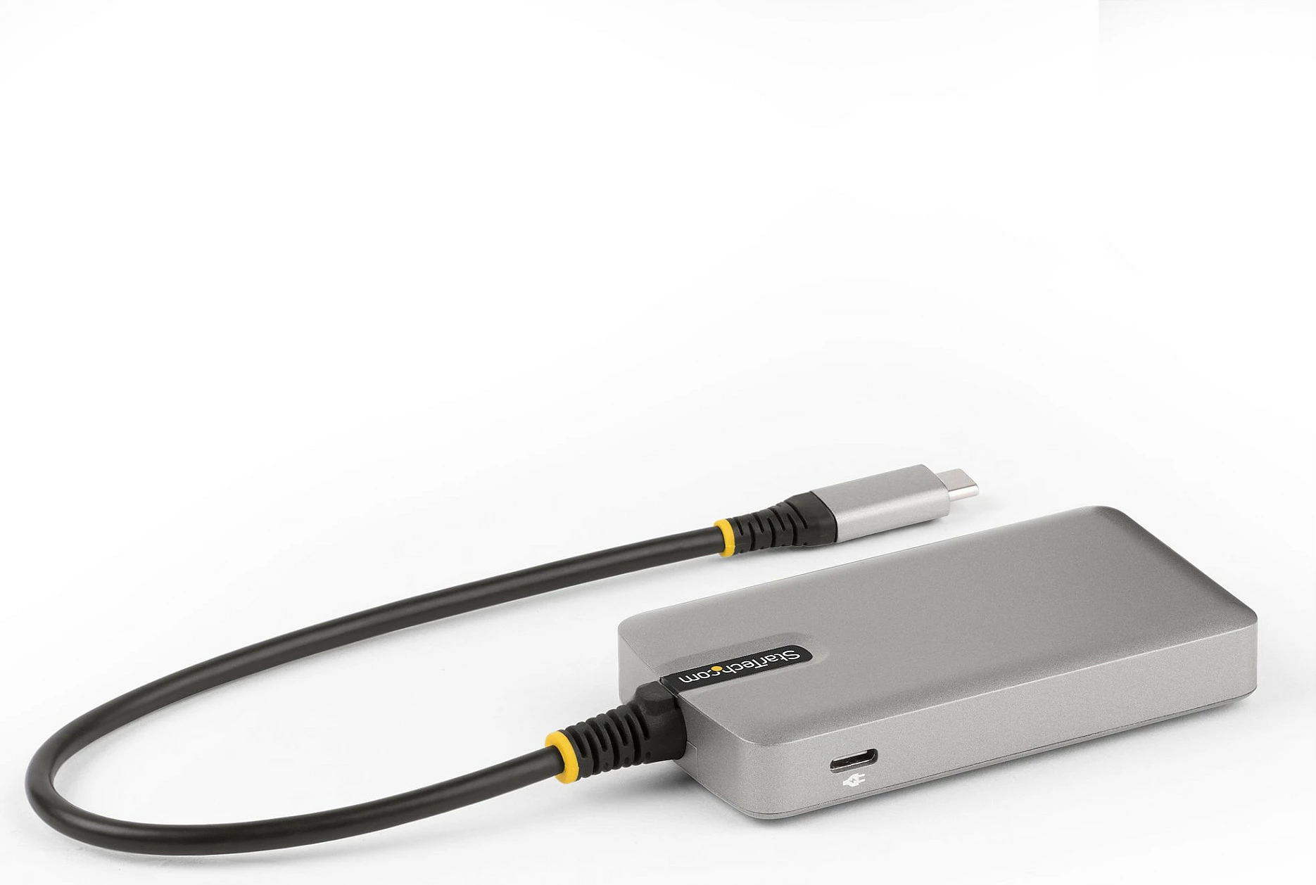 Hub USB-C StarTech 4-Port, 3x USB-A + 1x USB-C me DP Alt Mode 4K 60Hz, PD 100W, 10Gbps, gri