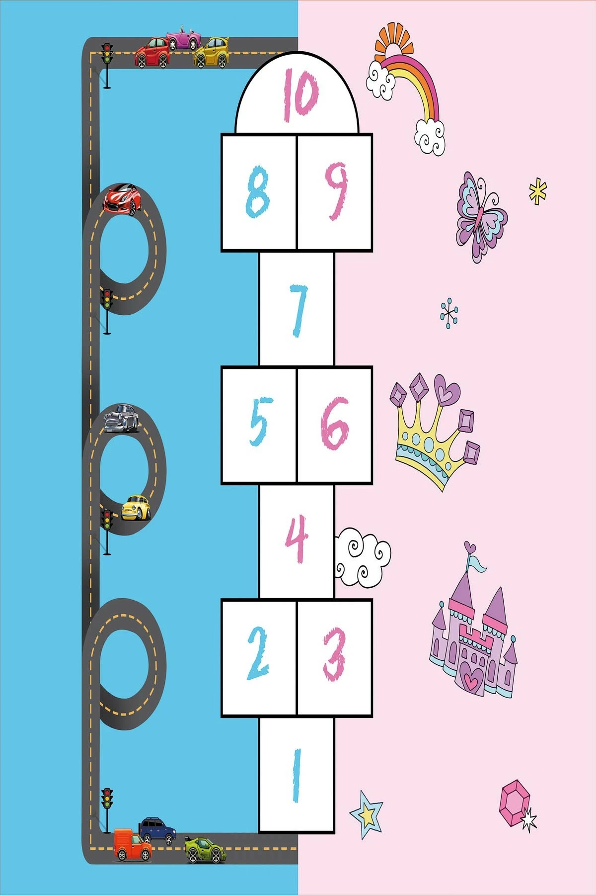 Qilim për korridor, shumëngjyrësh, Conceptum Hypnose, HMNT465, 100x200 cm