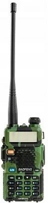 Walkie-talkie BAOFENG UV-5R HTQ Camov, 1800 mAh, Kamuflazh, set me aksesorë