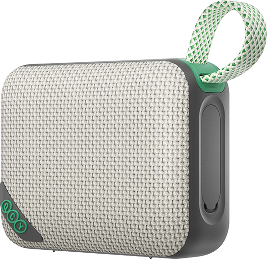 Altoparlant Bluetooth QCY SP2 IP67 5W RGB TWS microSD USB-C 1000mAh gri-jeshil