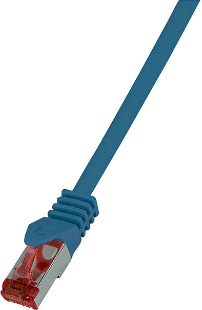 Kabllo rrjeti LogiLink Patch CAT6 S/FTP AWG27 PIMF 3m, blu