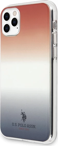 Mbështjellës U.S. Polo Assn. USHCN58TRDGRB për iPhone 11 Pro, Gradient kuq e kaltër