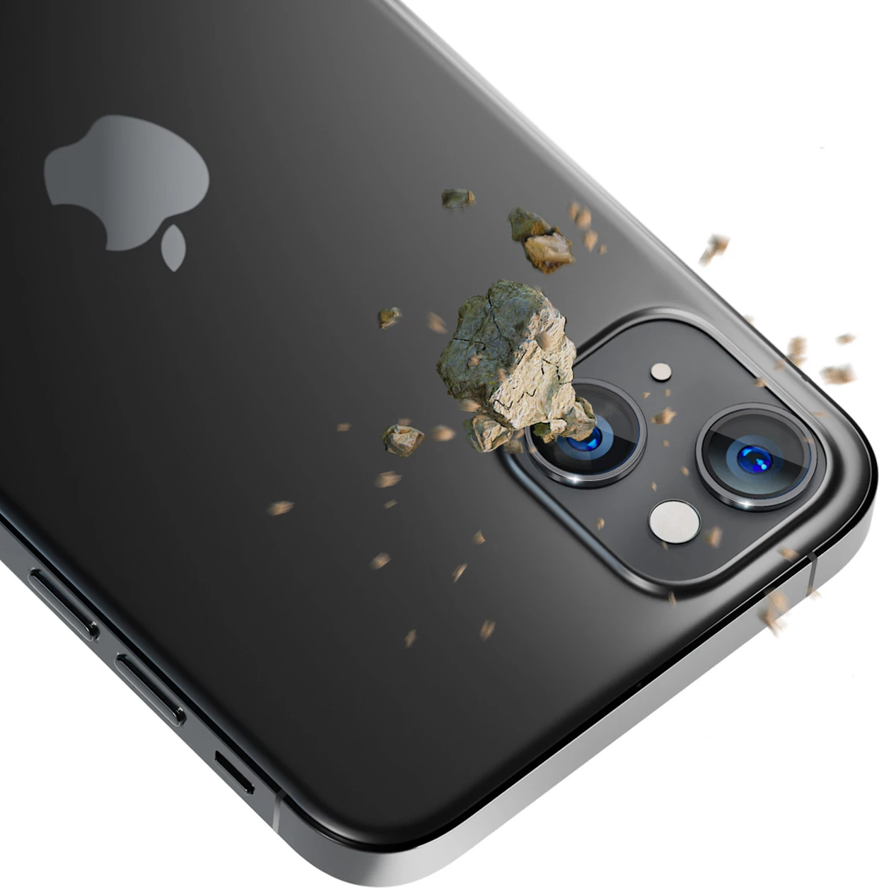 Xham mbrojtës kamerës për iPhone 14 3mk Lens Protection Pro, Gri