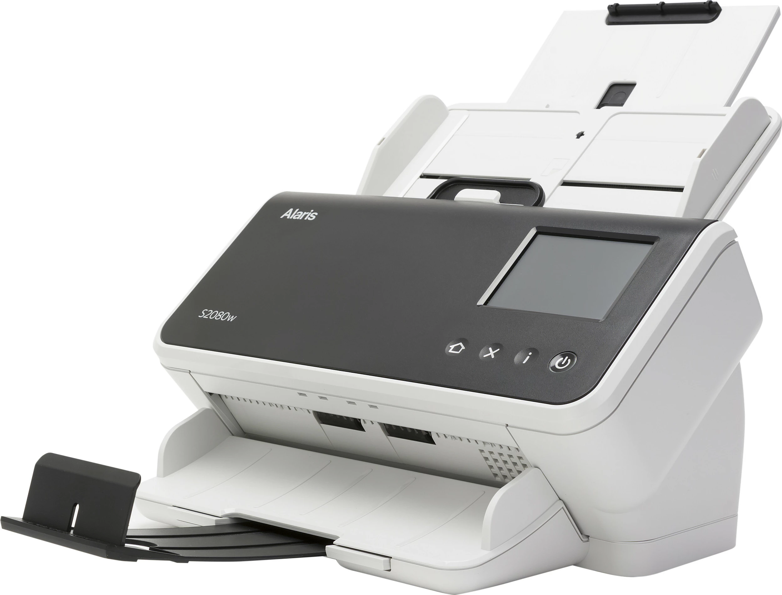 Skener dokumentesh Kodak Alaris S2080w, A4, ADF 80 fletë, duplex, Wi‑Fi/Ethernet, gri/bardhë
