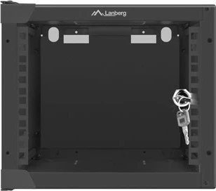 Kasë muri Lanberg WF10-2304-10B, 10 inç, 4U, Çelik, E zezë